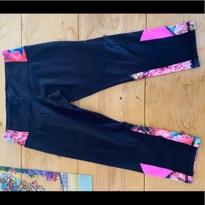 Floral lululemon leggings